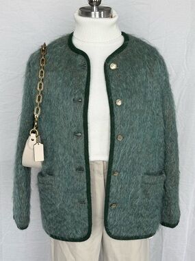 Vintage Mohair & Wool Jacket / Blazer / Coat Made in Britain